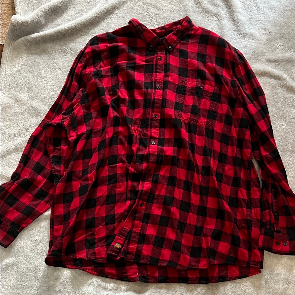 Northwest Red and Black Plaid Men's Shirt